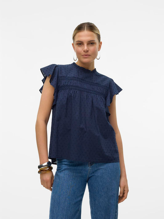 VMTRINE T-Shirts & Tops - Navy Blazer