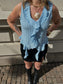 VMIDA Top - Airy Blue